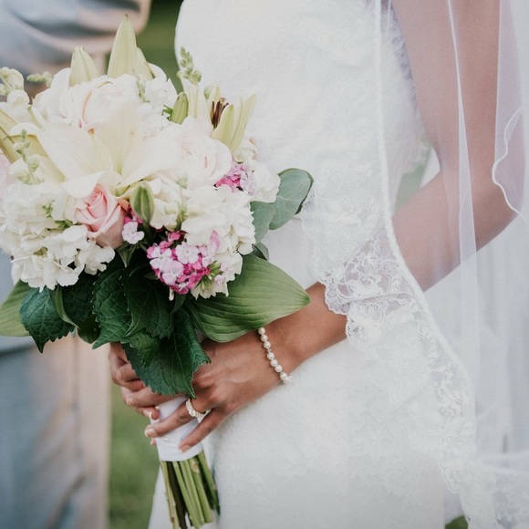 Stella York 6043 Wedding Sheath Dress - Picture 2 of 6